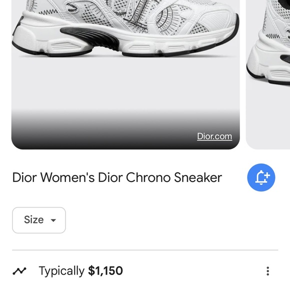 New Dior chrono 2024 never worn. So comfy just a tad too big im a true size 5 - Picture 2 of 3